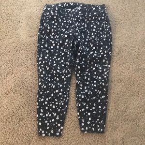 Lane Bryant floral ankle pants
